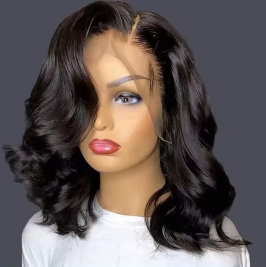 Brazilian Human Hair Lacefront Wig Bob Wave
