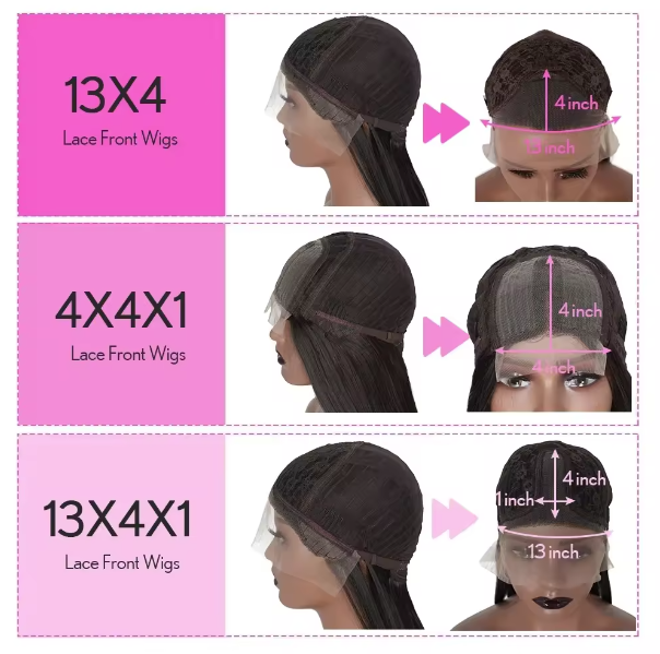 Brazilian Virgin Kinky Curly Human Hair Wig 13x4 Pre Plucked Lacefront (16"-32")