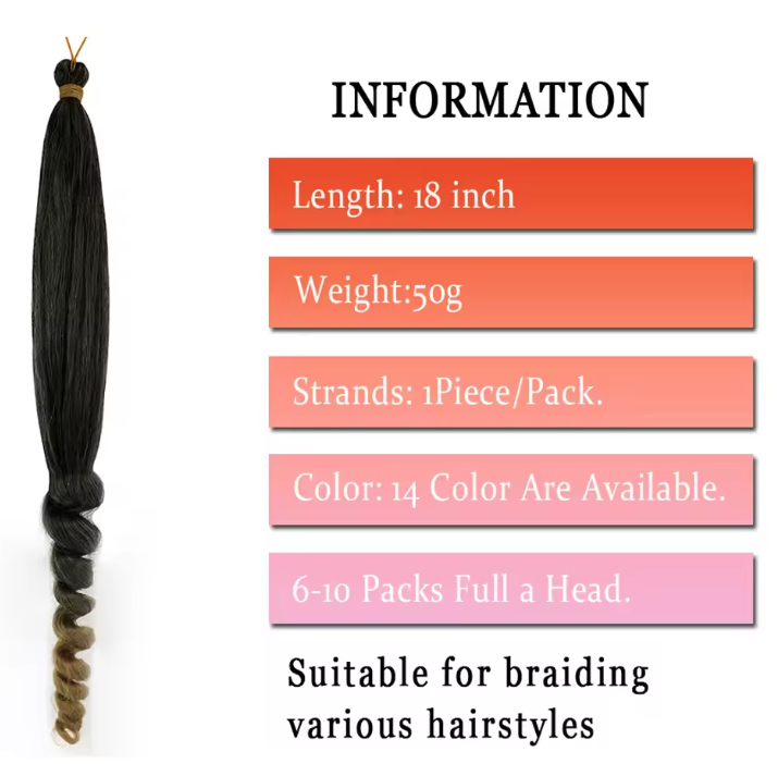 Goddess Wave Braid Pre-stretch Hair