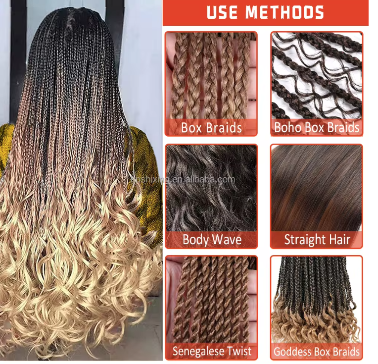 Goddess Wave Braid Pre-stretch Hair