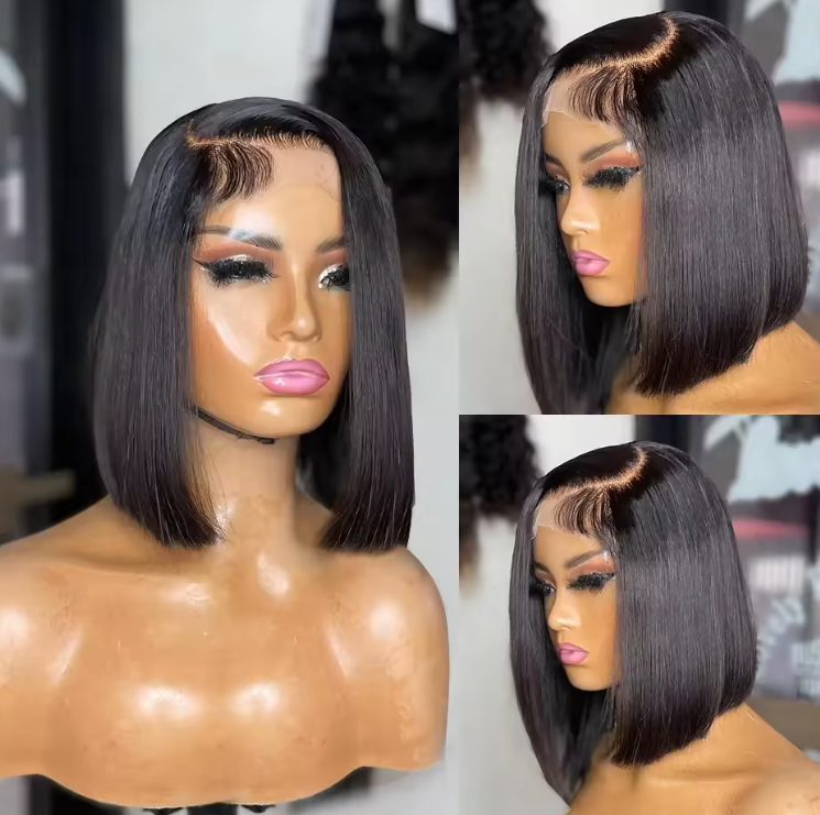 HD Lace Front Wig Glueless Human Hair 13x4 Bob