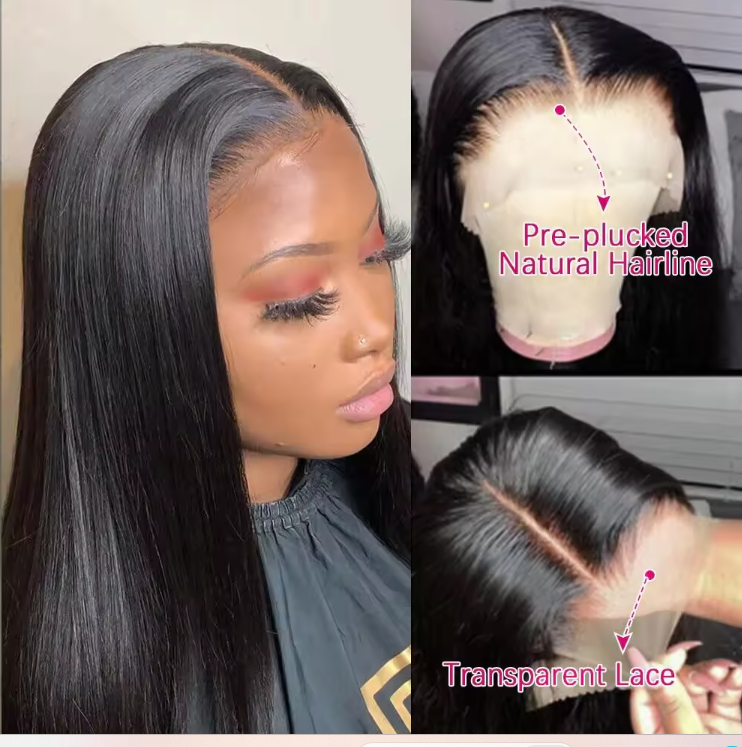 Upscale 100% Human Hair HD Lace Front Wig Wear and Go Straight